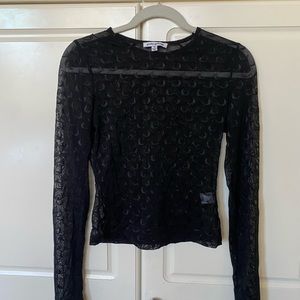 NEVER WORN black mesh top
